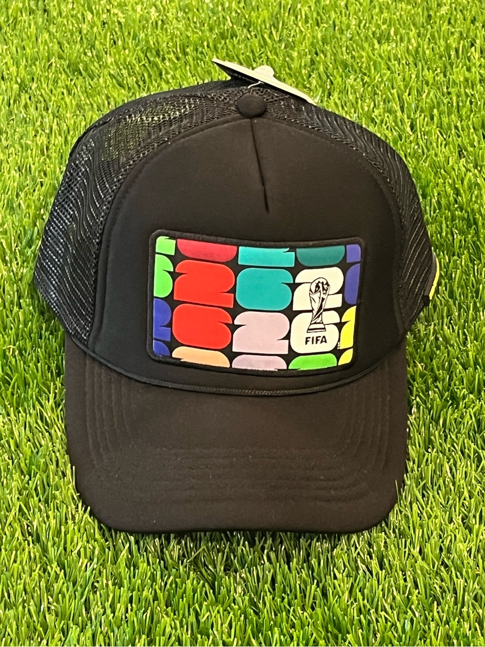 FIFA World Cup 2026 Foam Trucker Hat Black Snapback NWT Licensed